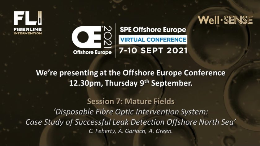 Well-SENSE to present at Offshore Europe 2021