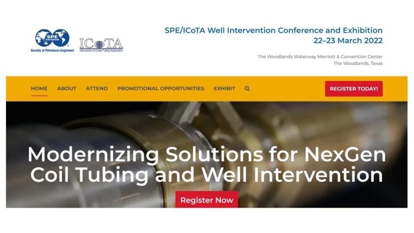 SPE/ICoTA Well Intervention Conference and Exhibition (22-23 Mar 22)