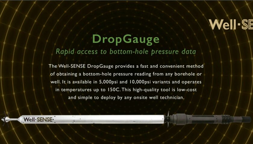 Well-SENSE DropGauge - Rapid access to bottom-hole pressure data