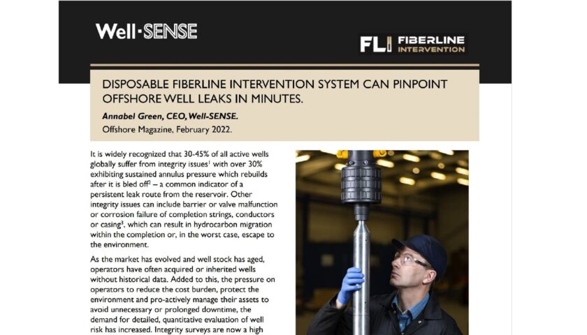 Finding Offshore Well Leaks with FLI
